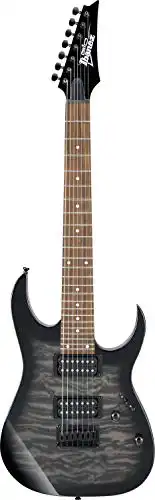 Ibanez GRG7221QATKS Transparent Black Sunburst