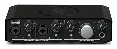 Mackie Audio Interface, Onyx Producer 2X2 USB Audio Interface with MIDI (Onyx Producer 2-2)