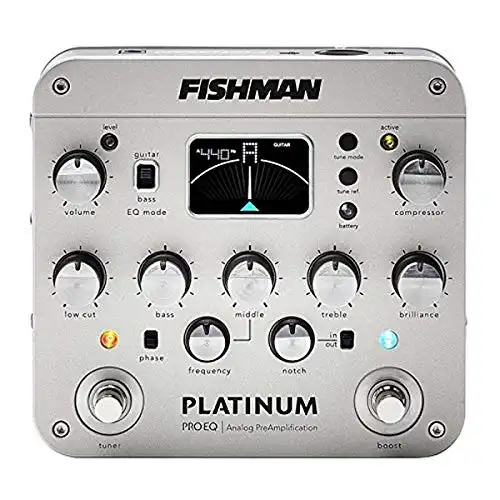 Fishman Platinum Pro EQ/DI Analog Preamp Pedal