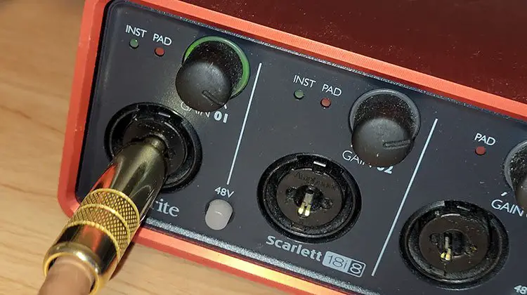 recording guitar - direct to interface